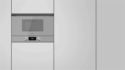 Микроволновая печь Teka ML 8220 BIS L Steam Grey с грилем, цвет серый