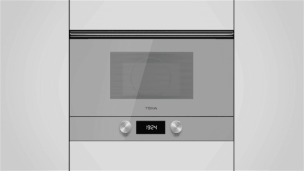 Микроволновая печь Teka ML 8220 BIS L Steam Grey с грилем, цвет серый
