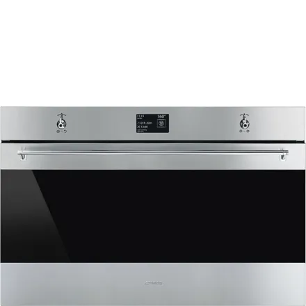 Духовой шкаф Smeg SFP9395X1 с функцией пиролиза, цвет нержавеющая сталь