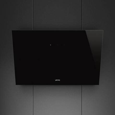 Вытяжка Smeg KV394N настенная, цвет черное стекло