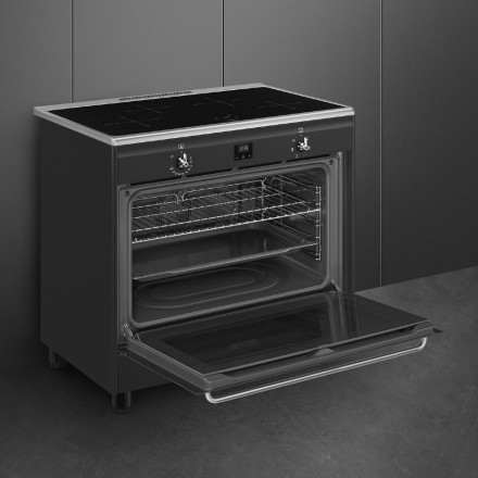 Варочный центр Smeg CG90IANT9 черный