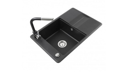 Кухонная мойка Teka Estela 50 B-TQ Black metallic