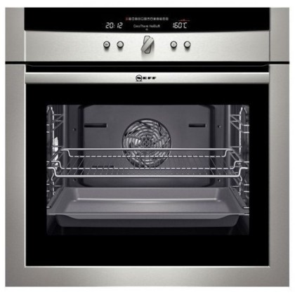Духовой шкаф  Neff B16P42N3, цвет серебристый