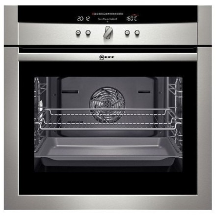 Духовой шкаф  Neff B16P42N3, цвет серебристый