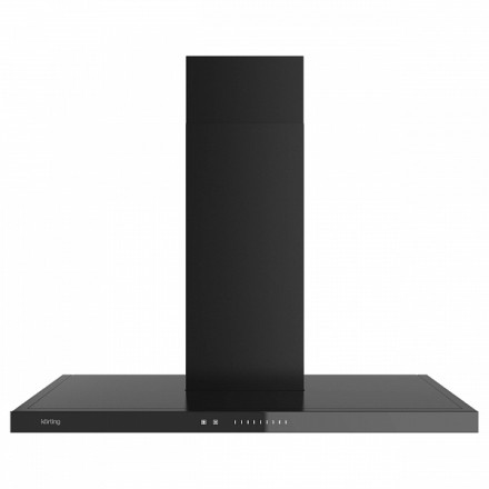 Вытяжка Korting Khc 9989 gn купольная, цвет черное стекло