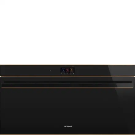 Духовой шкаф Smeg SFPR9604TNR с функцией пиролиза, цвет черное стекло