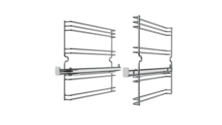 1-уровневые телескопические направляющие Wish