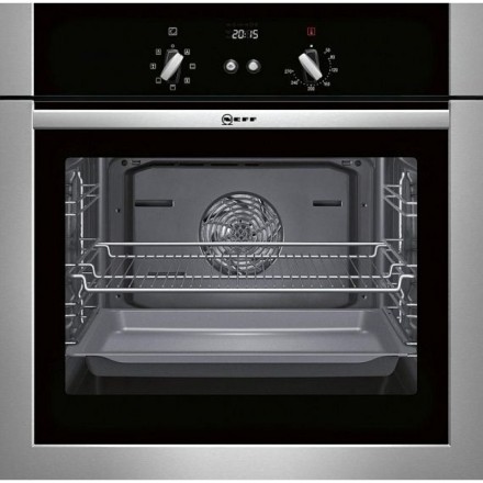 Духовой шкаф  Neff B14M42N5, цвет серебристый