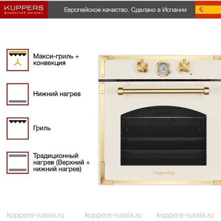 Духовой шкаф Kuppersberg RC 6911 C Bronze