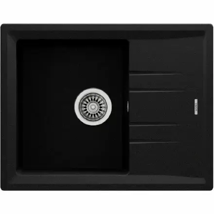 Кухонная мойка Teka Stone 45 S-TG 1B 1D Black metallic