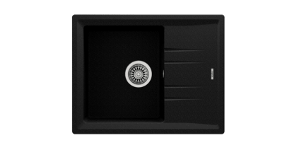 Кухонная мойка Teka Stone 45 S-TG 1B 1D Black metallic