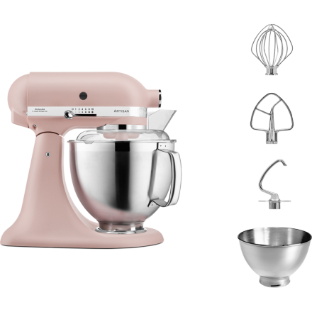Миксер планетарный KitchenAid Artisan 5KSM185PSEFT сухая роза