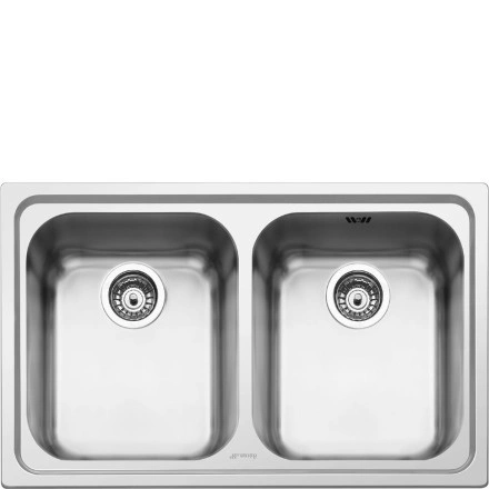 Мойка Smeg SP792-2 нержавеющая сталь матовая
