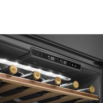 Холодильный шкаф для вина Smeg CVI129B3 цвет черное стекло