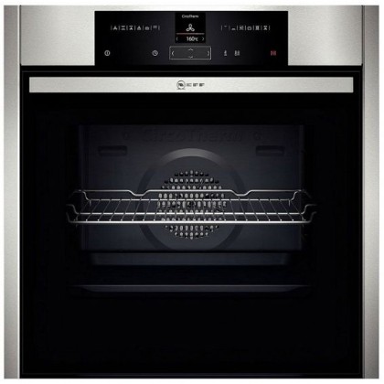 Духовой шкаф  Neff B15CR22N1R, цвет серебристый