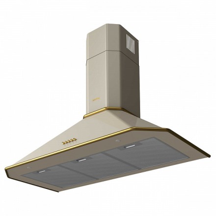 Вытяжка Korting Khc 9839 rgb купольная, цвет слоновая кость