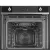 Духовой шкаф Smeg SO6102M2S комбинированный с микроволновой печью, цвет черное стекло Stopsol