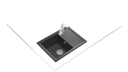 Кухонная мойка Teka Stone 45 S-TG 1B 1D darkgrey