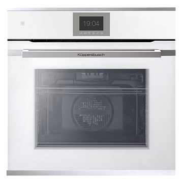 Духовой шкаф Kuppersbusch BP 6550.0 W1 stainless steel, цвет белое стекло