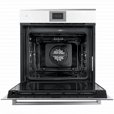 Духовой шкаф Kuppersbusch BP 6550.0 W1 stainless steel, цвет белое стекло