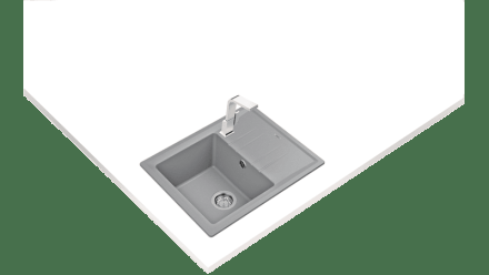Кухонная мойка Teka Stone 45 S-TG 1B 1D metallic grey
