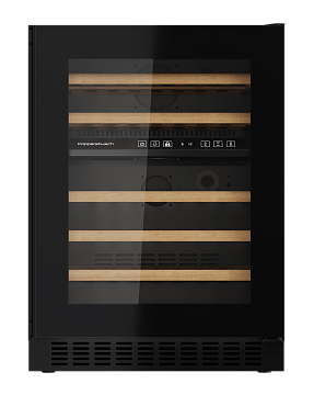 Винный шкаф Kuppersbusch FWKU 1851.0 S встраиваемый , цвет черное стекло
