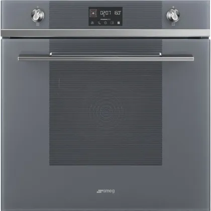 Духовой шкаф Smeg SO6102TS, цвет серебристое стекло Stopsol