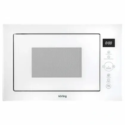 Микроволновая печь Korting KMI 825 TGW с грилем, цвет белое стекло