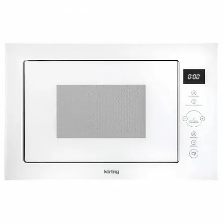 Микроволновая печь Korting KMI 825 TGW с грилем, цвет белое стекло