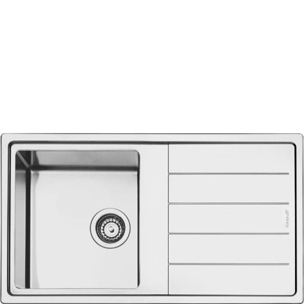 Мойка Smeg LDR861-2 оборачиваемая нержавеющая сталь матовая