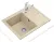 Кухонная мойка Teka Stone 45 S-TG 1B 1D Sand beige