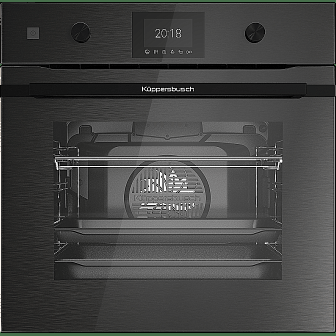 Духовой шкаф Kuppersbusch BP 6350.0 GPH 6 black steel, цвет графитовое стекло