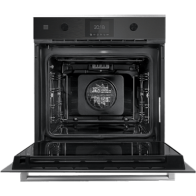 Духовой шкаф Kuppersbusch BP 6350.0 GPH 6 black steel, цвет графитовое стекло