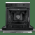 Духовой шкаф Kuppersbusch BP 6350.0 GPH 6 black steel, цвет графитовое стекло
