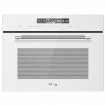 Духовой шкаф с функцией Korting Свч okb 3260 csgw mw электрический, цвет белый