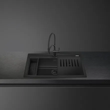 Мойка Smeg VSGX860MN черная