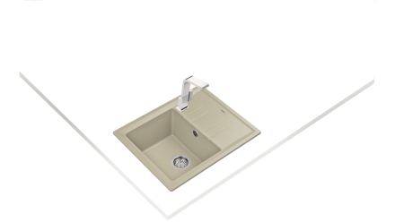 Кухонная мойка Teka Stone 45 S-TG 1B 1D Topaz beige