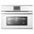 Духовой шкаф Kuppersbusch CBM 6550.0 W1 компактный с микроволнами stainless steel, цвет белое стекло