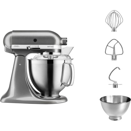 Миксер планетарный KitchenAid Artisan 5KSM185PSEMS серебряный медальон