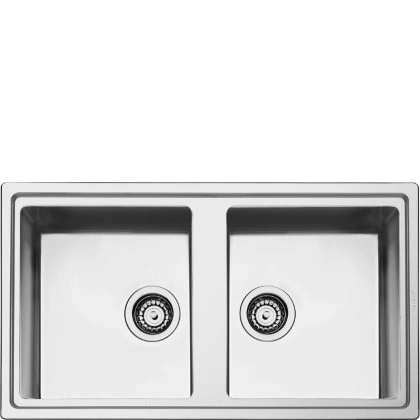 Мойка Smeg LDR862-2 нержавеющая сталь матовая