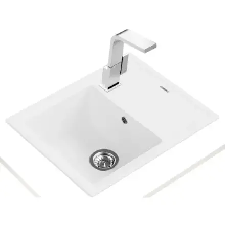 Кухонная мойка Teka Stone 45 S-TG 1B 1D white