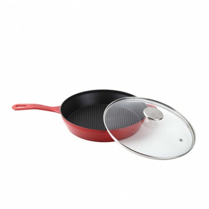 Чугунная сковорода с крышкой Korting K 1228 r