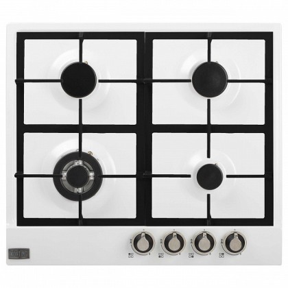 Варочная панель Korting HG 661 CTSI газовая, цвет античный белый, цвет регуляторов хром