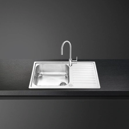 Мойка Smeg LGR861-2 нержавеющая сталь матовая