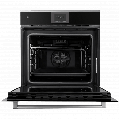 Духовой шкаф Kuppersbusch B 6550.0 S1 stainless steel, цвет черное стекло