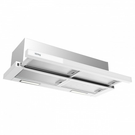 Вытяжка Korting Khp 9815 gw с выдвижным экраном, цвет белый