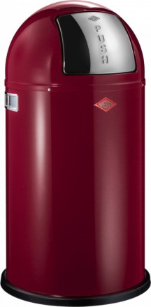 Мусорный контейнер Wesco Pushboy Рубиново-красный
