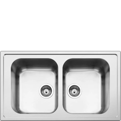 Мойка Smeg LLR862-2 нержавеющая сталь матовая