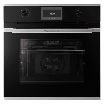 Духовой шкаф Kuppersbusch B 6330.0 S1 stainless steel, цвет черное стекло