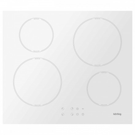 Варочная панель Korting Hi 64042 bw индукционная, цвет белый